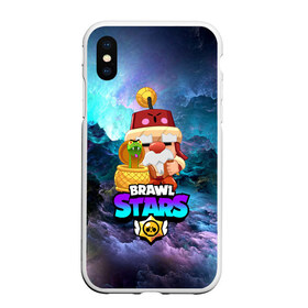 Чехол для iPhone XS Max матовый с принтом BRAWL STARS GALE в Тюмени, Силикон | Область печати: задняя сторона чехла, без боковых панелей | bibi | brawl stars | coach mike | crow | gale | leon | leon shark | max | mecha crow | mortis | mr.p | nani | phoenix | sally leon | sandy | spike | sprout | tara | virus 8 bit | werewolf | ворон | оборотень