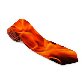 Галстук 3D с принтом ОГОНЬ в Тюмени, 100% полиэстер | Длина 148 см; Плотность 150-180 г/м2 | fire | в огне | взрыв | огненный | огонь | пожар | текстура