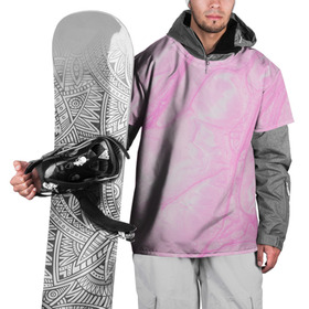 Накидка на куртку 3D с принтом розовые разводы краска зефир в Тюмени, 100% полиэстер |  | Тематика изображения на принте: абстракция | зефир | краска. разводы | нежный | повседневный | простой | светлый