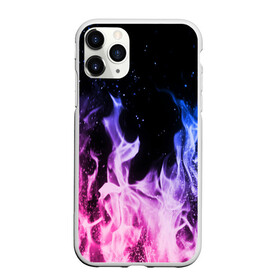 Чехол для iPhone 11 Pro Max матовый с принтом НЕОНОВЫЙ ОГОНЬ в Тюмени, Силикон |  | bright | fire | flame | heat | light | wildfire | искры | огненный | огонь | пламя | пожар