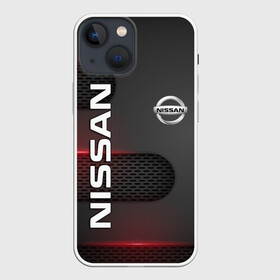 Чехол для iPhone 13 mini с принтом NISSAN в Тюмени,  |  | nissan | авто | автомобиль | логотип | марка | машина | надпись | нисан | ниссан | текстура