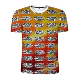 Мужская футболка 3D спортивная с принтом mobile legends в Тюмени, 100% полиэстер с улучшенными характеристиками | приталенный силуэт, круглая горловина, широкие плечи, сужается к линии бедра | 5v5 | dota | game | heroes | legends | moba | mobile | mobile legends | mobile moba | pubg | pvp | герои | дети | для женщин | для мужчин | дота | игра | легенда | моба | мобла