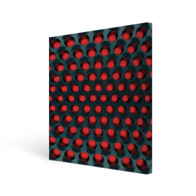 Холст квадратный с принтом Раскалённый красный 3Д в Тюмени, 100% ПВХ |  | горошек | железо | жесть | излучение | иллюзия | круги | лампочки | металл | оболочка | объём | сияние | соты | сталь | фонари | шарики | шары