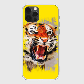 Чехол для iPhone 12 Pro Max с принтом Оскал тигра в Тюмени, Силикон |  | барс | волк | детёныш | джунгли | енот | животное | зубр | кот | лев | леопард | львица | медведь | охотник | пасть | полосы | пятнистая | рык | рычание | тигр | тигрица | хозяин | царьзверей | шерсть