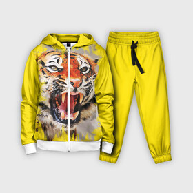 Детский костюм 3D с принтом Оскал тигра в Тюмени,  |  | барс | волк | детёныш | джунгли | енот | животное | зубр | кот | лев | леопард | львица | медведь | охотник | пасть | полосы | пятнистая | рык | рычание | тигр | тигрица | хозяин | царьзверей | шерсть