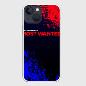 Чехол для iPhone 13 mini с принтом NFS Most Wanted в Тюмени,  |  | carbon | cars | drift | drive | forza | gta5 | heat | most wanted | need for | need for spedd | nfs | nfs2 | no limits | payback | race | rival | shift | speed | the run | underground | underground2 | гонка | детская | машины | мужская