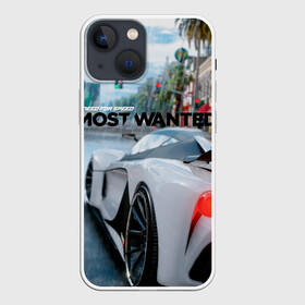 Чехол для iPhone 13 mini с принтом NFS Most Wanted в Тюмени,  |  | Тематика изображения на принте: carbon | cars | drift | drive | forza | gta5 | heat | most wanted | need for | need for spedd | nfs | nfs2 | no limits | payback | race | rival | shift | speed | the run | underground | underground2 | гонка | детская | машины | мужская