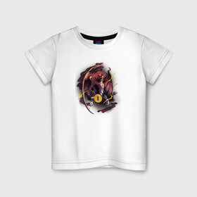 Детская футболка хлопок с принтом Демон в Тюмени, 100% хлопок | круглый вырез горловины, полуприлегающий силуэт, длина до линии бедер | dc | shazam | vdsvar | warner bros. | wrath | шазам