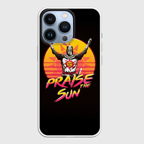 Чехол для iPhone 13 Pro с принтом PRAISE THE SUN в Тюмени,  |  | dark | dark souls | demon souls | knight | praise the sun | дарк соулс | демон соулс | игры | рыцарь | темные души | тьма