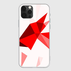 Чехол для iPhone 12 Pro Max с принтом GEOMETRY RED в Тюмени, Силикон |  | Тематика изображения на принте: abstract | abstraction | color | fractal | geometry | paitnt | polygon | polygonal | psy | абстракция | геометрия | краски | неоновые | полигоны | психоделика | фрактал