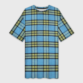 Платье-футболка 3D с принтом Модный Фагот в Тюмени,  |  | вклетку | геометрия | голубаяклетка | детские | квадраты | клетка | клетчатый | линии | подростковые | полосы | ретро | решетка | рубашка | сетка | синийузор | текстура | ткань | тренер | узоры | форма