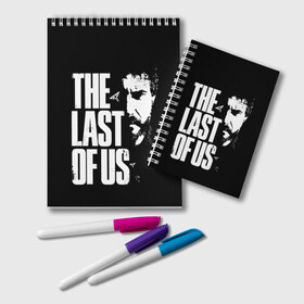 Блокнот с принтом The Last of Us в Тюмени, 100% бумага | 48 листов, плотность листов — 60 г/м2, плотность картонной обложки — 250 г/м2. Листы скреплены удобной пружинной спиралью. Цвет линий — светло-серый
 | Тематика изображения на принте: ellie | games | joel | naughty dog | night | джоэл | игры | ночь | одни из нас | часть 2 | элли