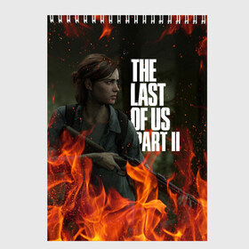 Скетчбук с принтом THE LAST OF US 2 в Тюмени, 100% бумага
 | 48 листов, плотность листов — 100 г/м2, плотность картонной обложки — 250 г/м2. Листы скреплены сверху удобной пружинной спиралью | cicadas | fireflies | naughty dog | the last of us | the last of us part 2 | tlou | tlou2 | джоэл | ласт оф ас | последние из нас | цикады | элли