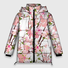 Женская зимняя куртка 3D с принтом Сакура Sakura в Тюмени, верх — 100% полиэстер; подкладка — 100% полиэстер; утеплитель — 100% полиэстер | длина ниже бедра, силуэт Оверсайз. Есть воротник-стойка, отстегивающийся капюшон и ветрозащитная планка. 

Боковые карманы с листочкой на кнопках и внутренний карман на молнии | flower | flowers | pink | rose | sakura | девочке | девушке | красивая | парню | подарок | прикольная | приятная | роза | розовая | сакура | текстура | цветок | цветочки | цветы