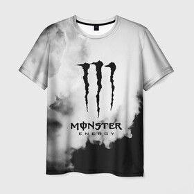 Мужская футболка 3D с принтом MONSTER ENERGY в Тюмени, 100% полиэфир | прямой крой, круглый вырез горловины, длина до линии бедер | adrenalin | energy monster | monster | monster energy | monstr | sport | адреналин | монстер | монстр | напиток | спорт | энергетик
