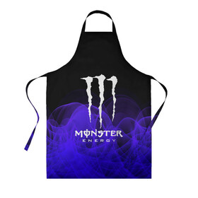 Фартук 3D с принтом MONSTER ENERGY в Тюмени, 100% полиэстер | общий размер — 65 х 85 см, ширина нагрудника — 26 см, горловина — 53 см, длина завязок — 54 см, общий обхват в поясе — 173 см. Принт на завязках и на горловине наносится с двух сторон, на основной части фартука — только с внешней стороны | adrenalin | energy monster | monster | monster energy | monstr | sport | адреналин | монстер | монстр | напиток | спорт | энергетик