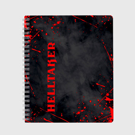 Тетрадь с принтом Helltaker Logo (Z) в Тюмени, 100% бумага | 48 листов, плотность листов — 60 г/м2, плотность картонной обложки — 250 г/м2. Листы скреплены сбоку удобной пружинной спиралью. Уголки страниц и обложки скругленные. Цвет линий — светло-серый
 | azazel | beelzebub | cerberus | helltaker | judgement | justice | lucifer | malina | modeus | pandemonica | vanripper | zdrada | головоломка | демонессы | демоны | захватчик ада | зрада | инди | уставший демон | цербер