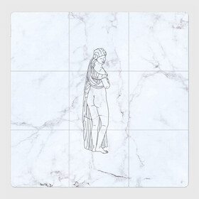Магнитный плакат 3Х3 с принтом Афродита в Тюмени, Полимерный материал с магнитным слоем | 9 деталей размером 9*9 см | Тематика изображения на принте: афродита | скульптура | статуя