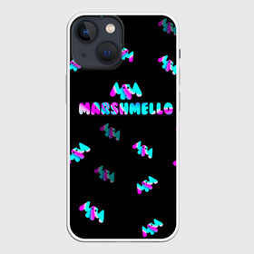 Чехол для iPhone 13 mini с принтом Marshmello в Тюмени,  |  | fortnite | marshmello | абстракция | диджей | игра | маршмелло | маршмеллоу | маршмелоу | музыка | неон | фортнайт