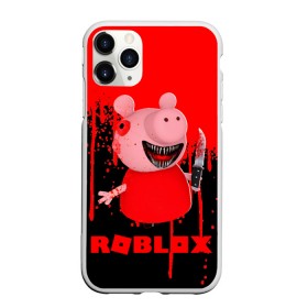 Чехол для iPhone 11 Pro матовый с принтом Roblox piggy/Свинка Пигги. в Тюмени, Силикон |  | 
