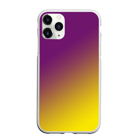 Чехол для iPhone 11 Pro матовый с принтом ГРАДИЕНТ в Тюмени, Силикон |  | gradient | summer | textures | tie dye | абстракт | градиент | желтая | лето | переход | радуга | тай дай | текстура | текстуры | фиолетовая | хиппи | цвета