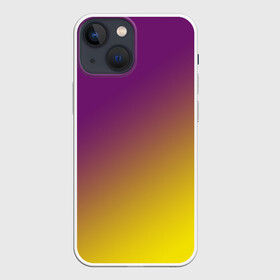 Чехол для iPhone 13 mini с принтом ГРАДИЕНТ в Тюмени,  |  | gradient | summer | textures | tie dye | абстракт | градиент | желтая | лето | переход | радуга | тай дай | текстура | текстуры | фиолетовая | хиппи | цвета