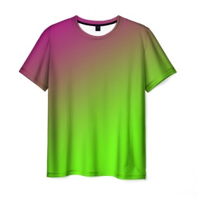 Мужская футболка 3D с принтом Кислотная в Тюмени, 100% полиэфир | прямой крой, круглый вырез горловины, длина до линии бедер | gradient | summer | textures | tie dye | абстракт | градиент | лето | переход | радуга | тай дай | текстура | текстуры | хиппи | цвета
