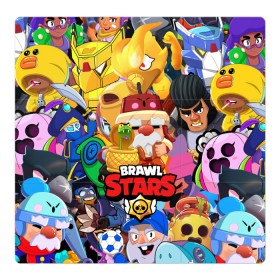 Магнитный плакат 3Х3 с принтом BRAWL STARS GALE в Тюмени, Полимерный материал с магнитным слоем | 9 деталей размером 9*9 см | bibi | brawl stars | coach mike | crow | gale | leon | leon shark | max | mecha crow | mortis | mr.p | nani | phoenix | sally leon | sandy | spike | sprout | tara | virus 8 bit | werewolf | ворон | оборотень