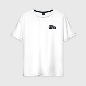 Женская футболка хлопок Oversize с принтом HOT ROD Классика Авто в Тюмени, 100% хлопок | свободный крой, круглый ворот, спущенный рукав, длина до линии бедер
 | hot rod | авто | классика