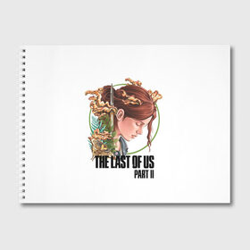 Альбом для рисования с принтом The Last of Us Part II Ellie в Тюмени, 100% бумага
 | матовая бумага, плотность 200 мг. | ellie | ellie williams | post apocalypse | the last of us 2 | the last of us part ii | tlou | tlou2 | одни из нас | одни из нас 2 | одни из нас часть ii | постапокалипсис | элли | элли уильямс