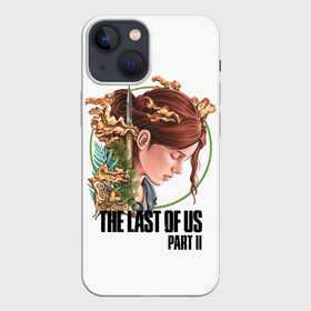 Чехол для iPhone 13 mini с принтом The Last of Us Part II Ellie в Тюмени,  |  | Тематика изображения на принте: ellie | ellie williams | post apocalypse | the last of us 2 | the last of us part ii | tlou | tlou2 | одни из нас | одни из нас 2 | одни из нас часть ii | постапокалипсис | элли | элли уильямс