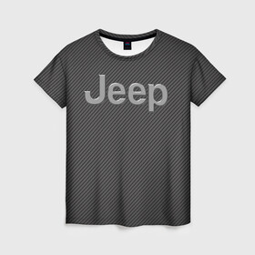 Женская футболка 3D с принтом JEEP. в Тюмени, 100% полиэфир ( синтетическое хлопкоподобное полотно) | прямой крой, круглый вырез горловины, длина до линии бедер | abstract | auto | brand | car | geometry | jeep | sport | texture | абстракция | авто | автомобильные | бренд | геометрия | джип | классика | машины | модные | спорт | стиль | текстура