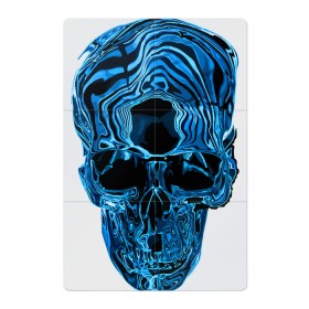 Магнитный плакат 2Х3 с принтом Illusion в Тюмени, Полимерный материал с магнитным слоем | 6 деталей размером 9*9 см | black | llusion | orbits | skull | глазницы | иллюзия | череп | черный