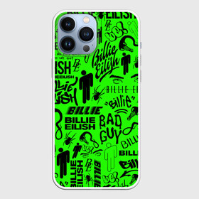 Чехол для iPhone 13 Pro Max с принтом BILLIE EILISH | БИЛЛИ АЙЛИШ LOGOBOMBING в Тюмени,  |  | be | billie | billie eilish | blohsh | ghoul | logobombing | билли | билли айлиш | биляш | логобомбинг