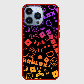 Чехол для iPhone 13 Pro с принтом ROBLOX | РОБЛОКС в Тюмени,  |  | Тематика изображения на принте: dynablocks | for kids | funny | roblox | robux | roleplay | белый | блоки | вселенная | герои | красный | кубики | роблокс | симулятор