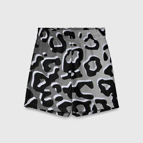 Детские спортивные шорты 3D с принтом Print в Тюмени,  100% полиэстер
 | пояс оформлен широкой мягкой резинкой, ткань тянется
 | градиент | животный принт | камуфляж | леопард | чб