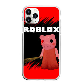 Чехол для iPhone 11 Pro Max матовый с принтом Roblox piggy Свинка Пигги в Тюмени, Силикон |  | game | gamer | logo | minecraft | piggi | roblox | simulator | игра | конструктор | лого | пигги | свинья | симулятор | строительство | фигура