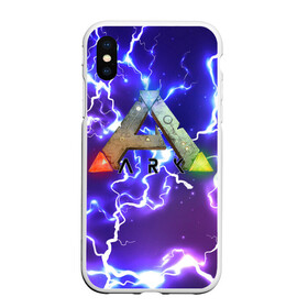 Чехол для iPhone XS Max матовый с принтом Ark Survival Evolved (Z) в Тюмени, Силикон | Область печати: задняя сторона чехла, без боковых панелей | Тематика изображения на принте: ark survival evolved | dino | game | динозавр | игры