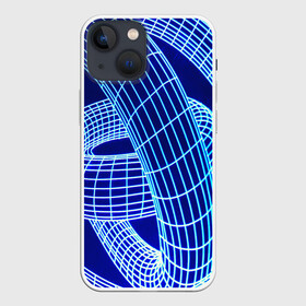 Чехол для iPhone 13 mini с принтом НЕОНОВАЯ СПИРАЛЬ в Тюмени,  |  | abstract | abstraction | geometry | line | pattern | psy | абстрактный | абстракция | геометрия | краски | кубики | линии | неоновые | неоновый | психоделика | текстура