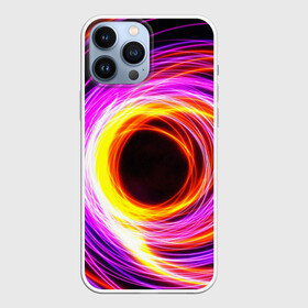 Чехол для iPhone 13 Pro Max с принтом ИСКРЫ в Тюмени,  |  | Тематика изображения на принте: abstract | abstraction | geometry | line | pattern | psy | абстрактный | абстракция | геометрия | кубики | линии | неоновый | психоделика | текстура