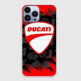 Чехол для iPhone 13 Pro Max с принтом DUCATI [2] в Тюмени,  |  | Тематика изображения на принте: ducati | moto | дукати | мото | мотоцикл