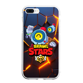 Чехол для iPhone 7Plus/8 Plus матовый с принтом BRAWL STARS NANI НАНИ в Тюмени, Силикон | Область печати: задняя сторона чехла, без боковых панелей | bibi | brawl stars | coach mike | crow | gale | leon | leon shark | max | mecha crow | mortis | mr.p | nani | phoenix | sally leon | sandy | spike | sprout | tara | virus 8 bit | werewolf | ворон | оборотень