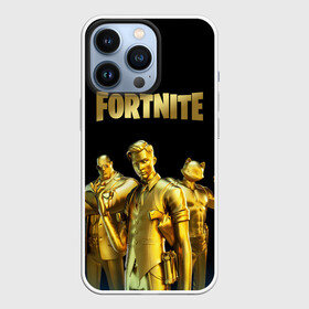 Чехол для iPhone 13 Pro с принтом FORTNITE GOLD SQUAD в Тюмени,  |  | 2 часть | 3 season | 3 сезон | fortnite | gold | midas | squad | мидас | фортнайт