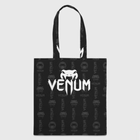 Сумка 3D повседневная с принтом VENUM | ВЕНУМ в Тюмени, 100% полиэстер | Плотность: 200 г/м2; Размер: 34×35 см; Высота лямок: 30 см | mma | snake | sports | ufc | venum | venum mma | бокс | борьба | бренд | венум | единоборства | змея | мма | спорт | юфс