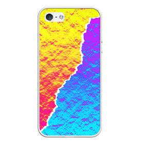 Чехол для iPhone 5/5S матовый с принтом Цветные переливы в Тюмени, Силикон | Область печати: задняя сторона чехла, без боковых панелей | абстрактный | блестящие | волны | геометрия | градиент | краски | летний | лето | море | небо | неоновые | облака | океан | перламутр | поп | радуга | радужный | разноцветные | река | ретро | русалка