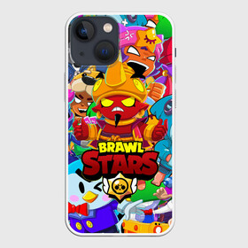 Чехол для iPhone 13 mini с принтом BRAWL STARS EVIL GENE | ДЖИН в Тюмени,  |  | bibi | brawl stars | coach mike | crow | evil gene | gale | gene | leon | leon shark | max | mecha crow | mortis | mr.p | nani | phoenix | sally leon | sandy | spike | sprout | tara | virus 8 bit | werewolf | ворон | джин | оборотень