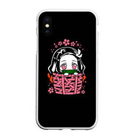 Чехол для iPhone XS Max матовый с принтом KIMETSU NO YAIBA NEZUKO в Тюмени, Силикон | Область печати: задняя сторона чехла, без боковых панелей | demon slayer | kimetsu no yaiba | nezuko | shinobu | slayer | tanjiro | zenitsu | гию томиока | зенитцу | иноске хашибира | клинок рассекающий демонов | незуко | танджиро | шинобу кочо