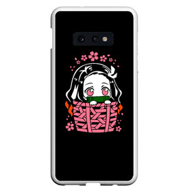 Чехол для Samsung S10E с принтом KIMETSU NO YAIBA NEZUKO в Тюмени, Силикон | Область печати: задняя сторона чехла, без боковых панелей | demon slayer | kimetsu no yaiba | nezuko | shinobu | slayer | tanjiro | zenitsu | гию томиока | зенитцу | иноске хашибира | клинок рассекающий демонов | незуко | танджиро | шинобу кочо