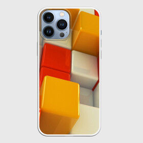 Чехол для iPhone 13 Pro Max с принтом КУБЫ 3D в Тюмени,  |  | Тематика изображения на принте: abstract | abstraction | geometry | line | pattern | psy | абстрактный | абстракция | геометрия | краски | кубики | линии | неоновые | неоновый | психоделика | текстура