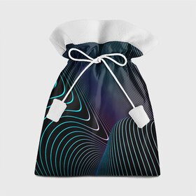 Подарочный 3D мешок с принтом НЕОН STRIPES в Тюмени, 100% полиэстер | Размер: 29*39 см | abstract | abstraction | geometry | line | pattern | psy | абстрактный | абстракция | геометрия | краски | кубики | линии | неоновые | неоновый | психоделика | текстура